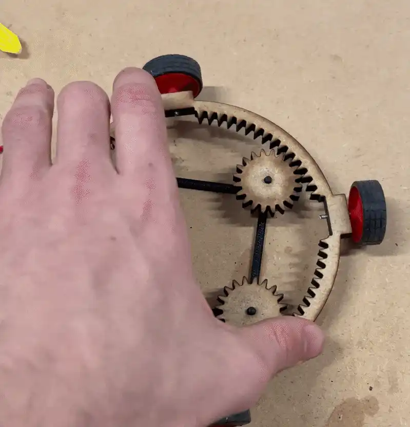 GIF of the base spinning